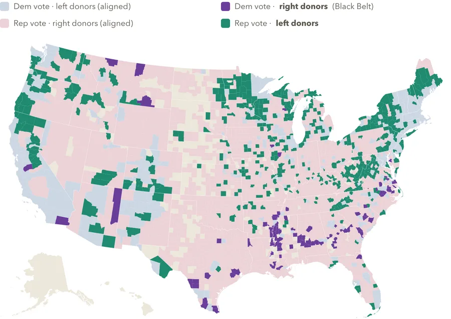 Where money and votes disagree
