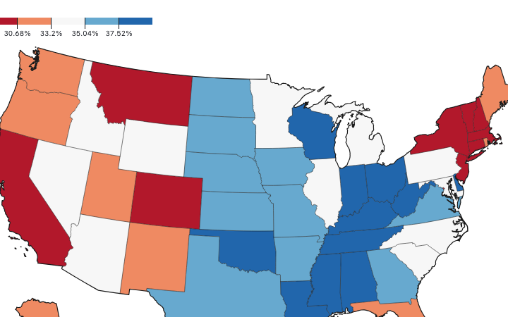 Geographic Map preview